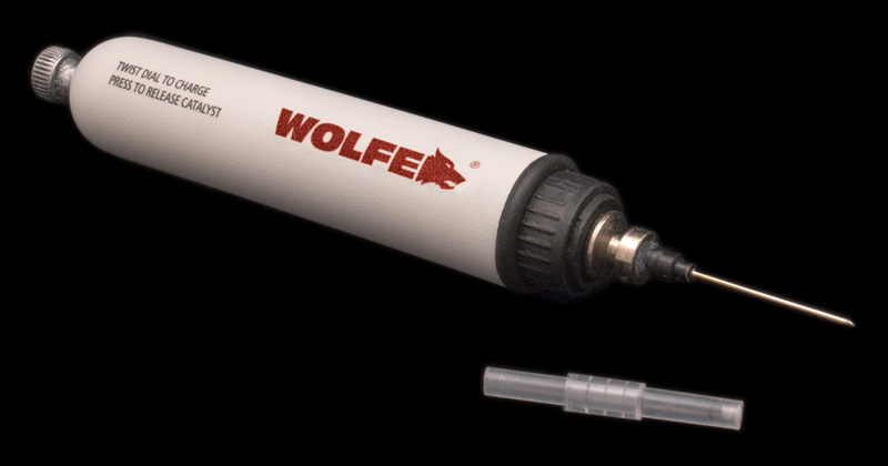 Wolfe-brand syringe found in the Jarndyke Ark