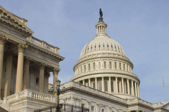 The Capitol building in Washington, DC