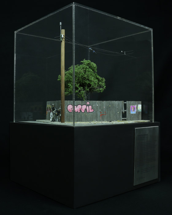 Operation Chinup, as depicted by artist Thomas Doyle in a model commissioned by the American Arkology Society